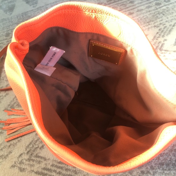 J.Crew Convertible Clutch in Bright Pink Orange - Picture 5 of 7